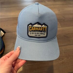 Carhartt Light Blue Cap with Logo Patch